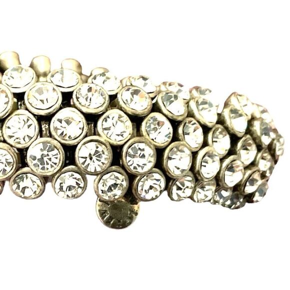J. Crew Round Chrystal and Pewter’ Setting Bracelet - Picture 3 of 4